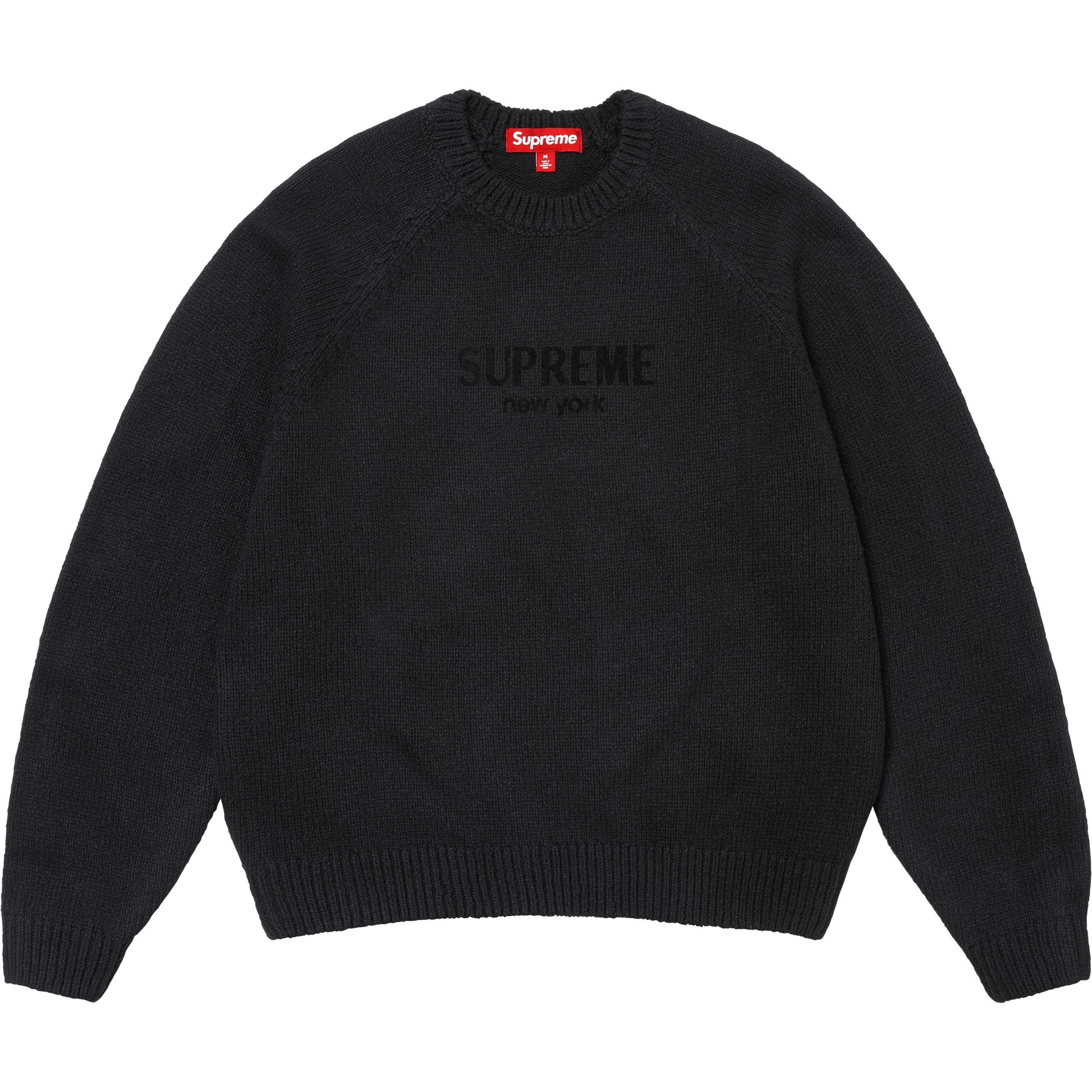 Flocked Logo Sweater view 8